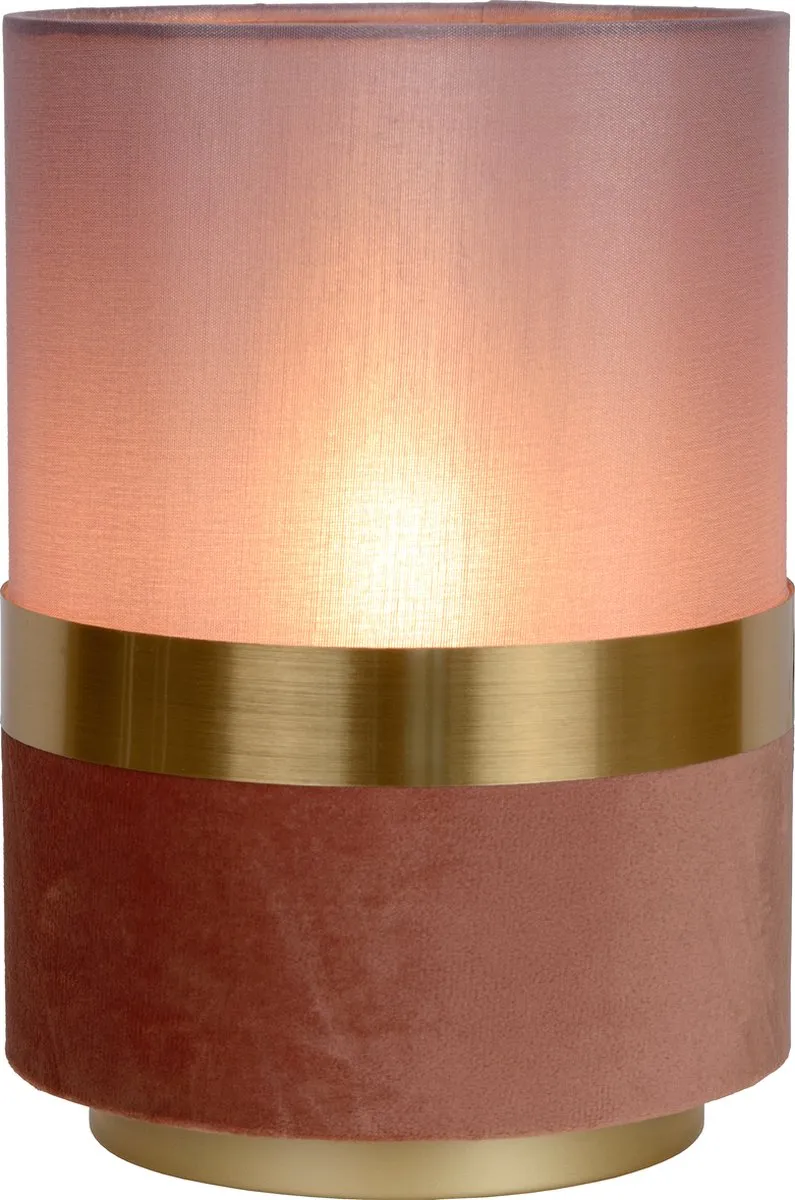 Lucide Extravaganza Tusse Tafellamp - Ø15cm - Roze