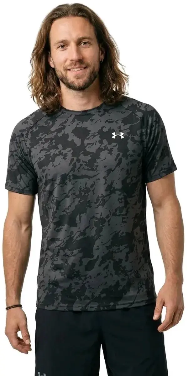 Under Armour Tech 2.0 Shirt Heren - XL - Zwart