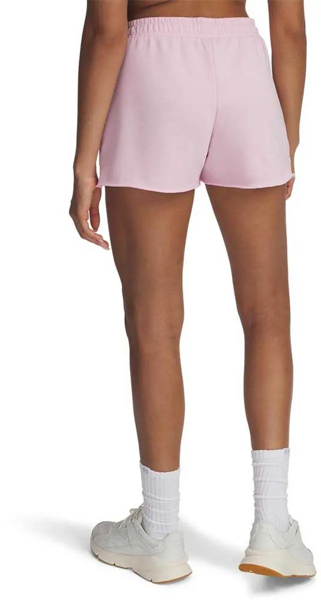 Under Armour Rival Terry Korte Broek M - Prime Pink