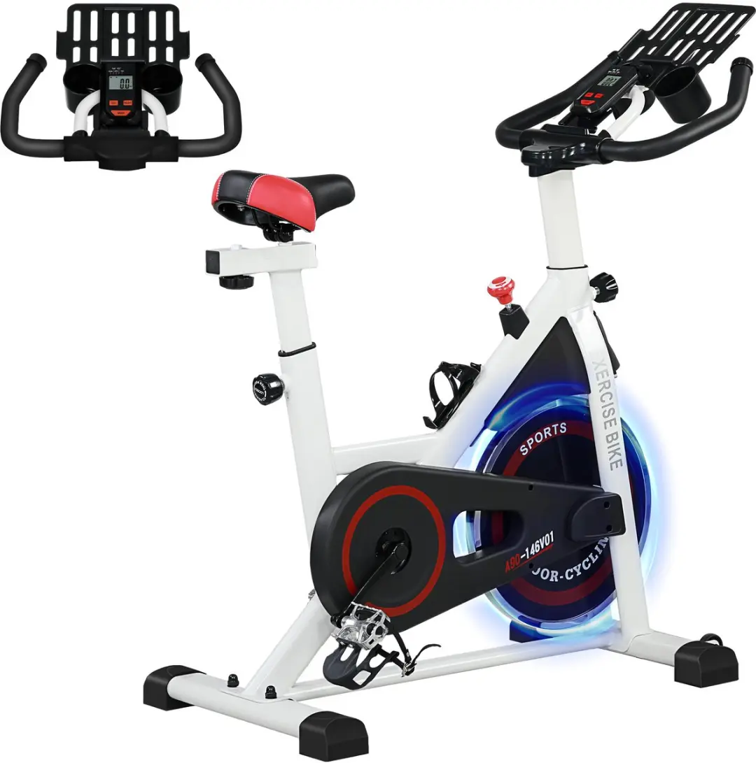 ECTEATOY Hometrainer 120kg - Zwart