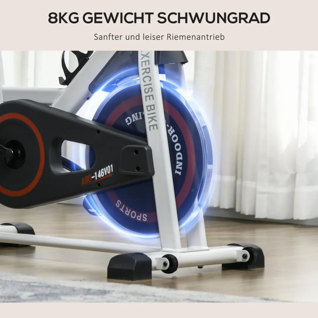 ECTEATOY Hometrainer 120kg - Zwart