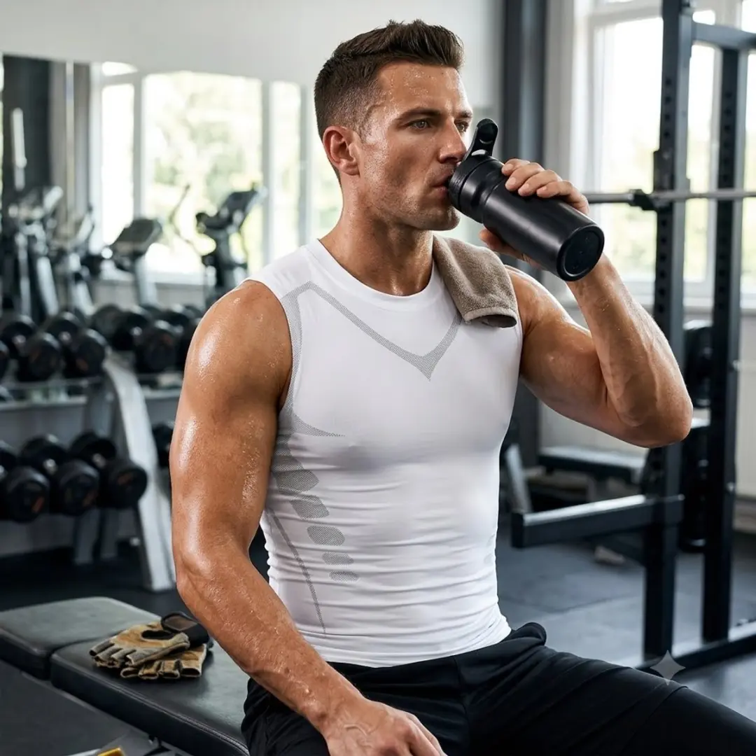 NUVEX Compressie Sportshirt Wit - 3 Stuks M