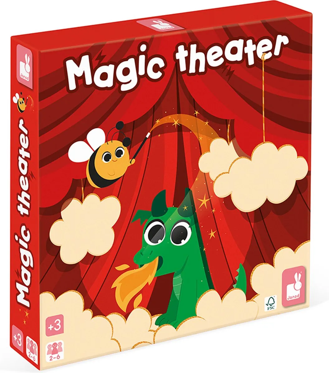 Janod Magisch Theater 2624 Bordspel - Multi - 2-6 Spelers