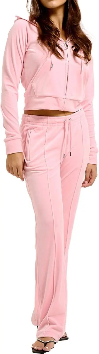Juicy Couture Tina Velour Trainingsbroek - XL - Roze