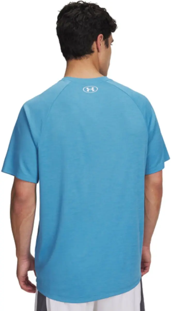 Under Armour Tech Textured Shirt Heren - XL - Blauw