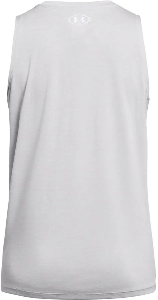 Under Armour Tech Tank Twist Dames Sportshirt - Halo Grijs L