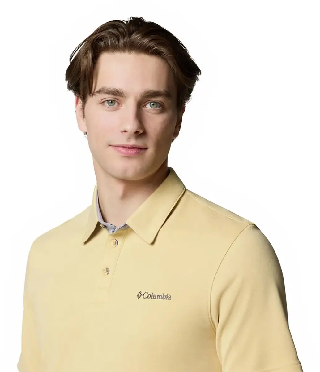 Columbia Nelson Point Poloshirt - Geel - XL