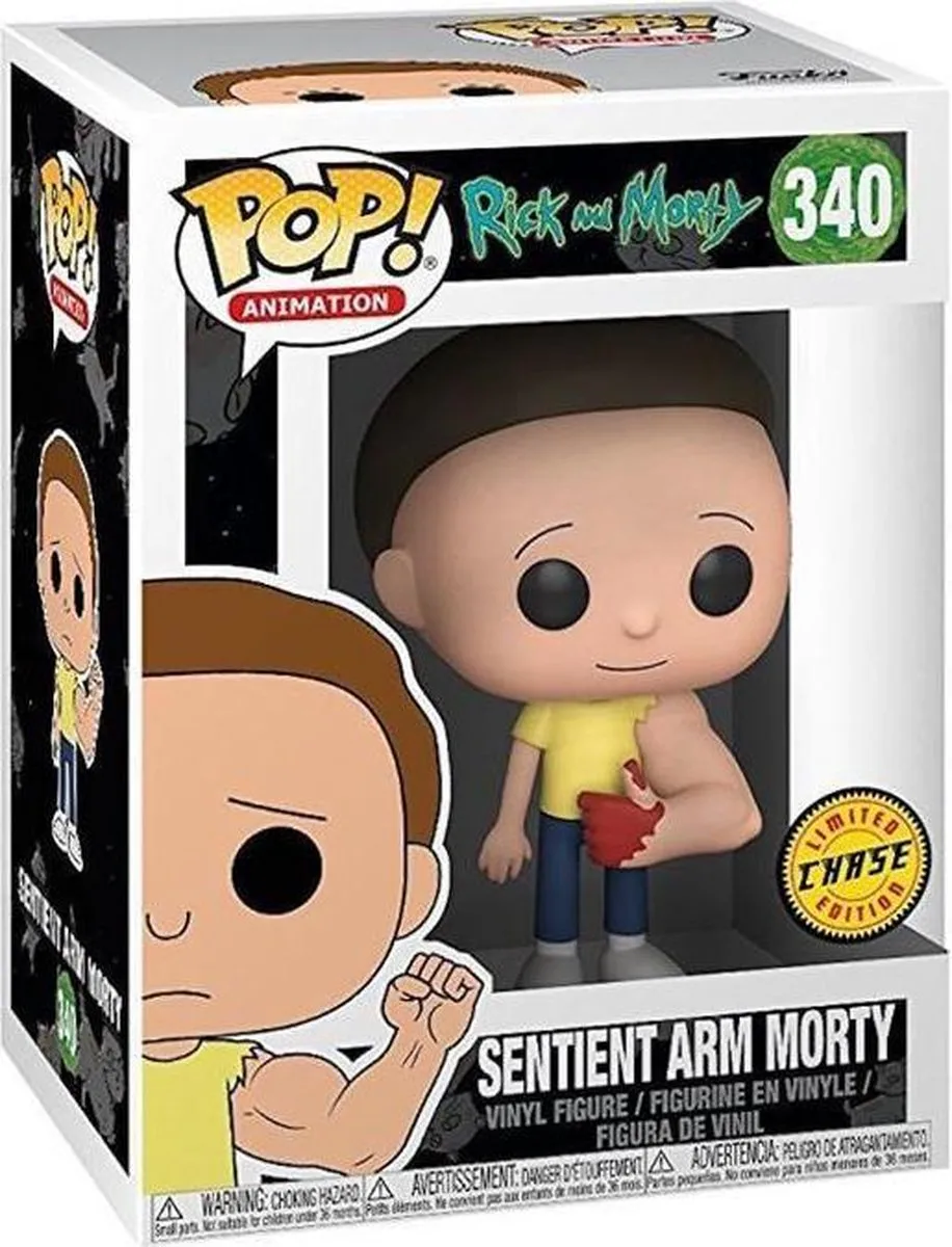 Funko Pop! Rick and Morty Sentient Arm Morty #340 Verzamelfiguur - 10cm - Multi - afbeelding 4 van 6