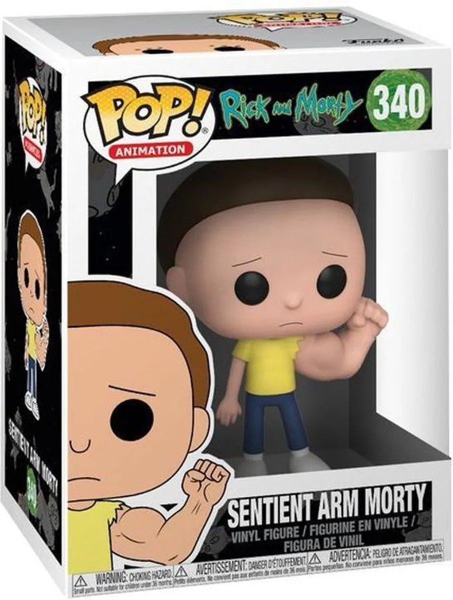 Funko Pop! Rick and Morty Sentient Arm Morty #340 Verzamelfiguur - 10cm - Multi - afbeelding 2 van 6