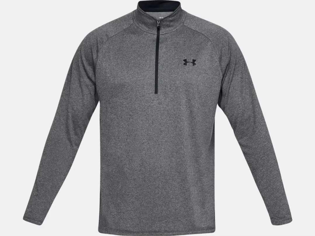 Under Armour UA Tech Shirt met ½-rits - XS - Carbon Heather
