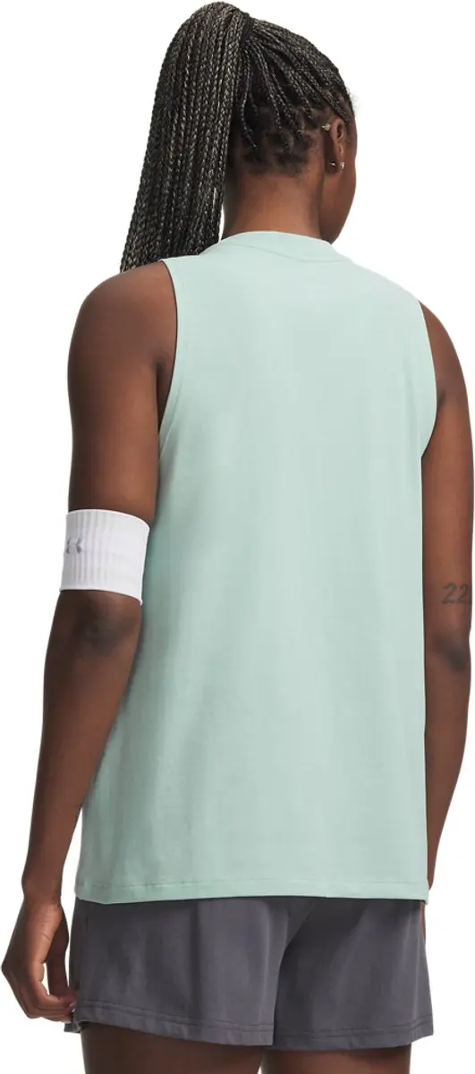 Under Armour UA Rival Muscle Tank Dames Sportshirt - Blauw