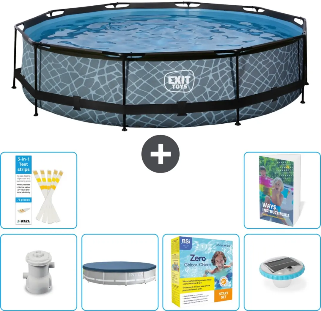 EXIT Toys Rond Zwembad 360x76cm
