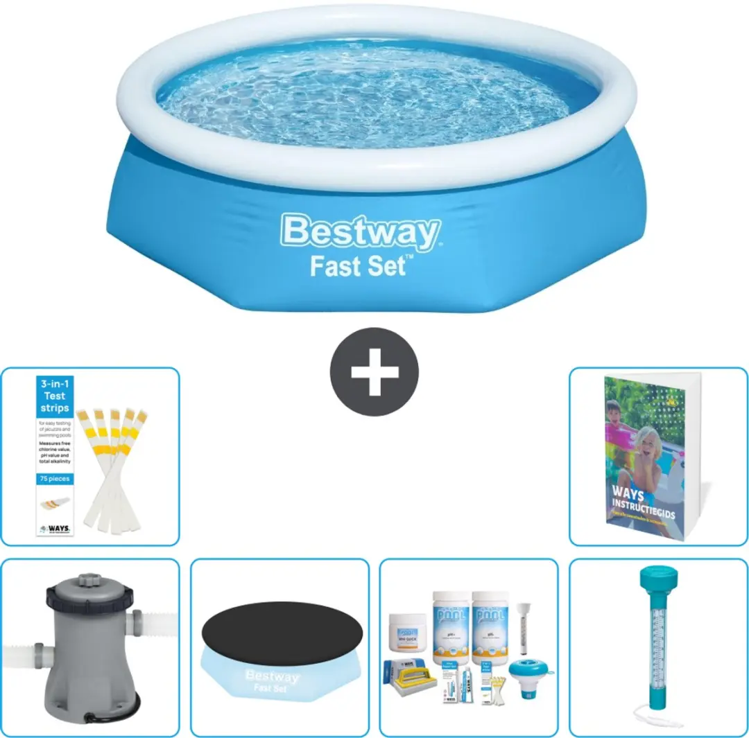 Bestway Fast Set Rond Zwembad 244cm