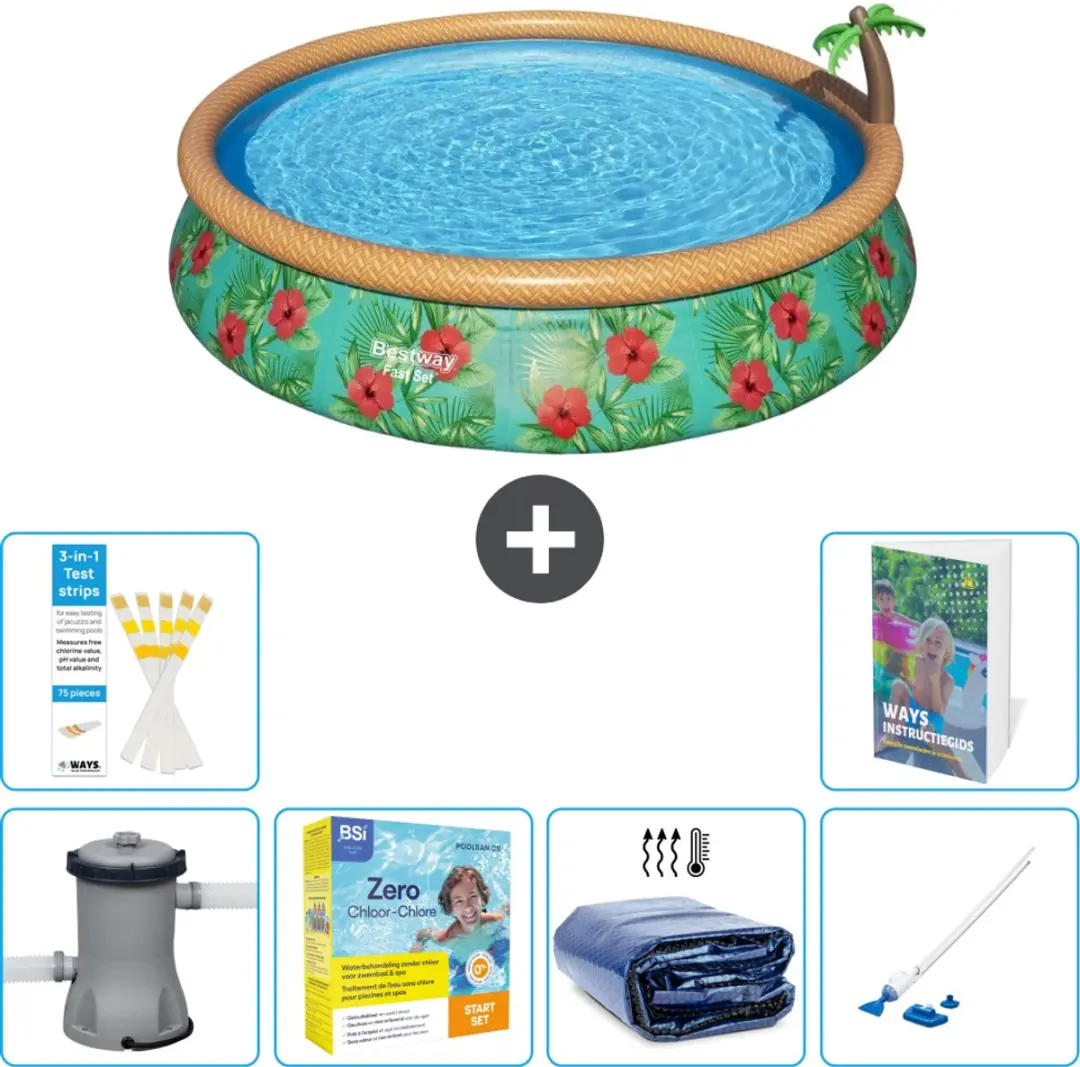 Bestway Paradijsprint Zwembad 457cm