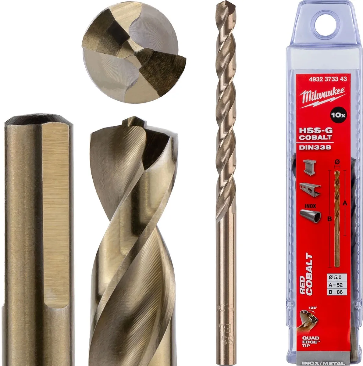 Milwaukee 4932373343 HSS-G Metaalboor 5mm