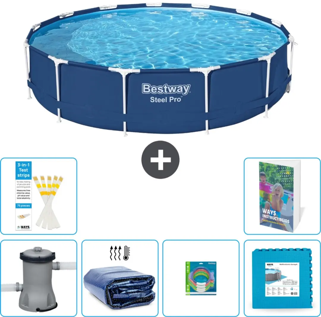 Bestway Steel Pro Zwembad 396x84cm