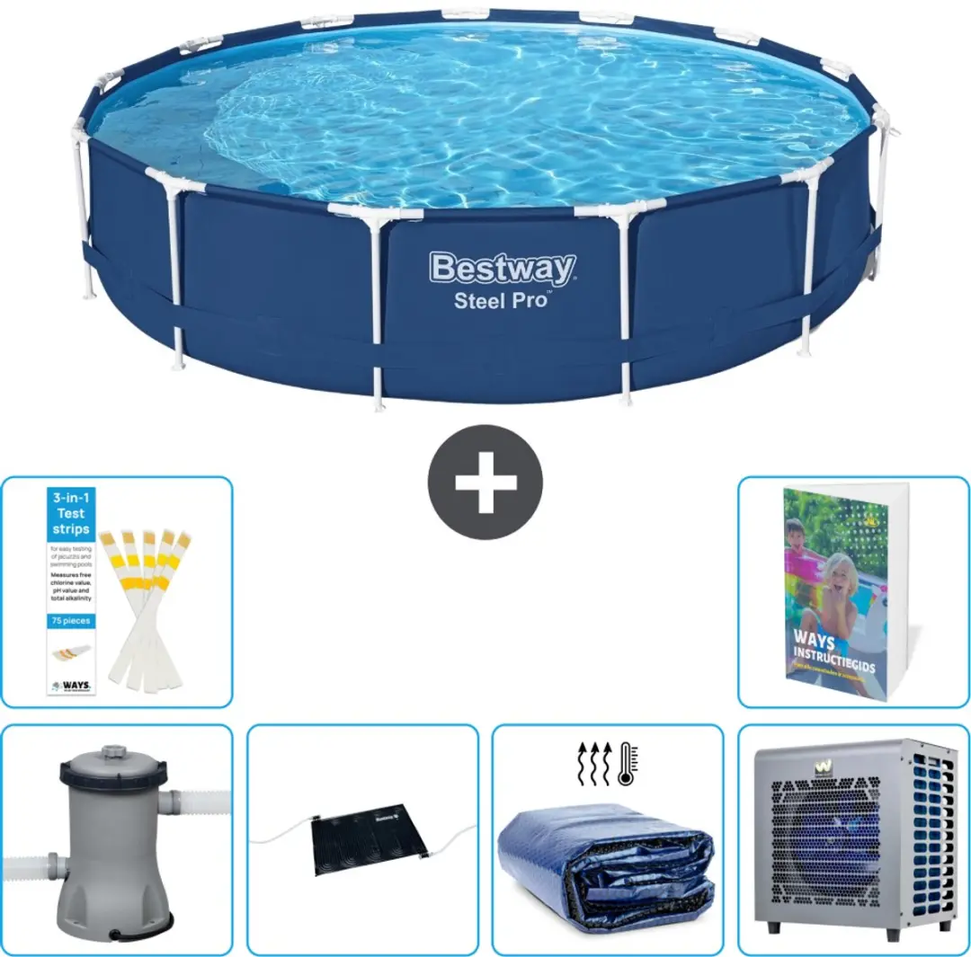 Bestway Steel Pro Zwembad 396x84cm