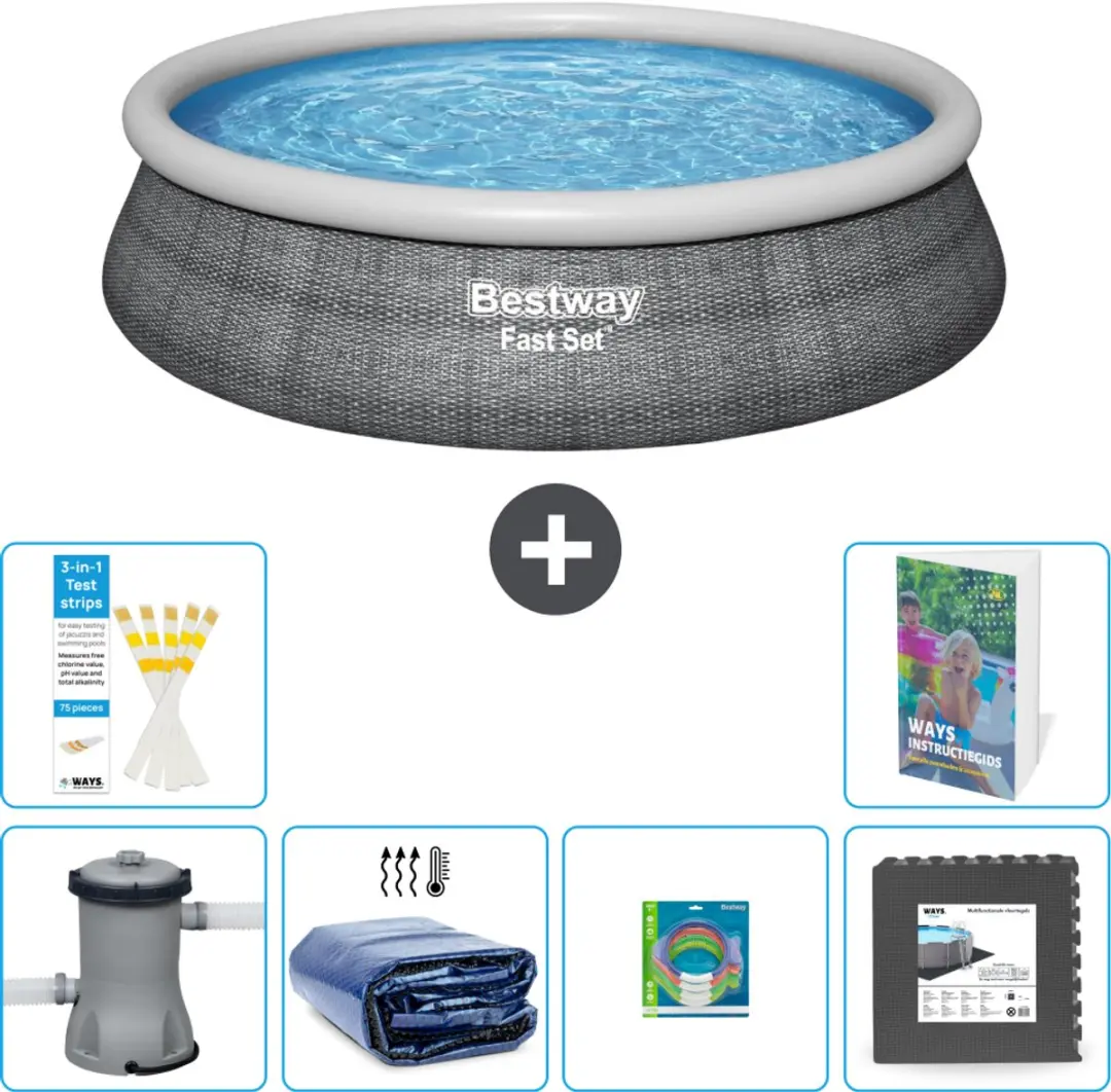 Bestway Fast Set Zwembad 457cm