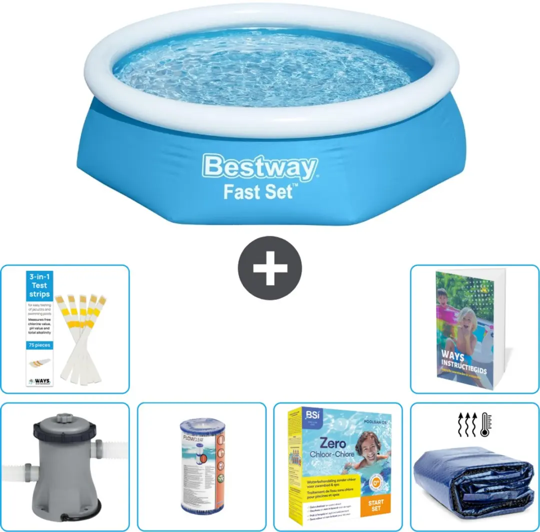 Bestway Fast Set Zwembad 244x61cm