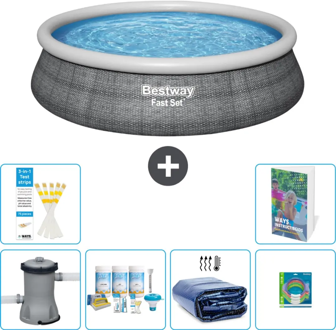 Bestway Fast Set Zwembad 457cm