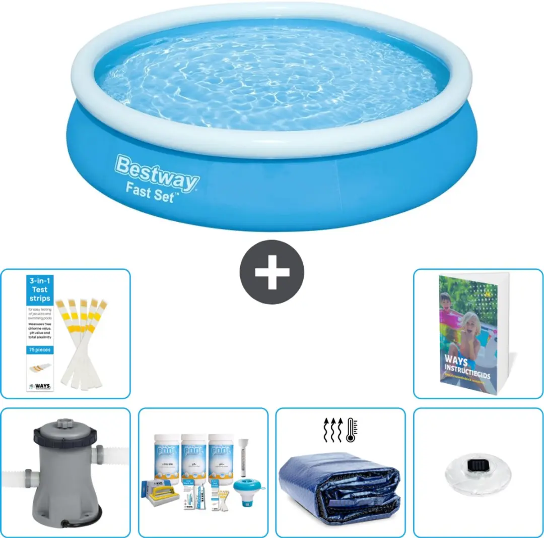 Bestway Fast Set Rond Zwembad 366x76cm
