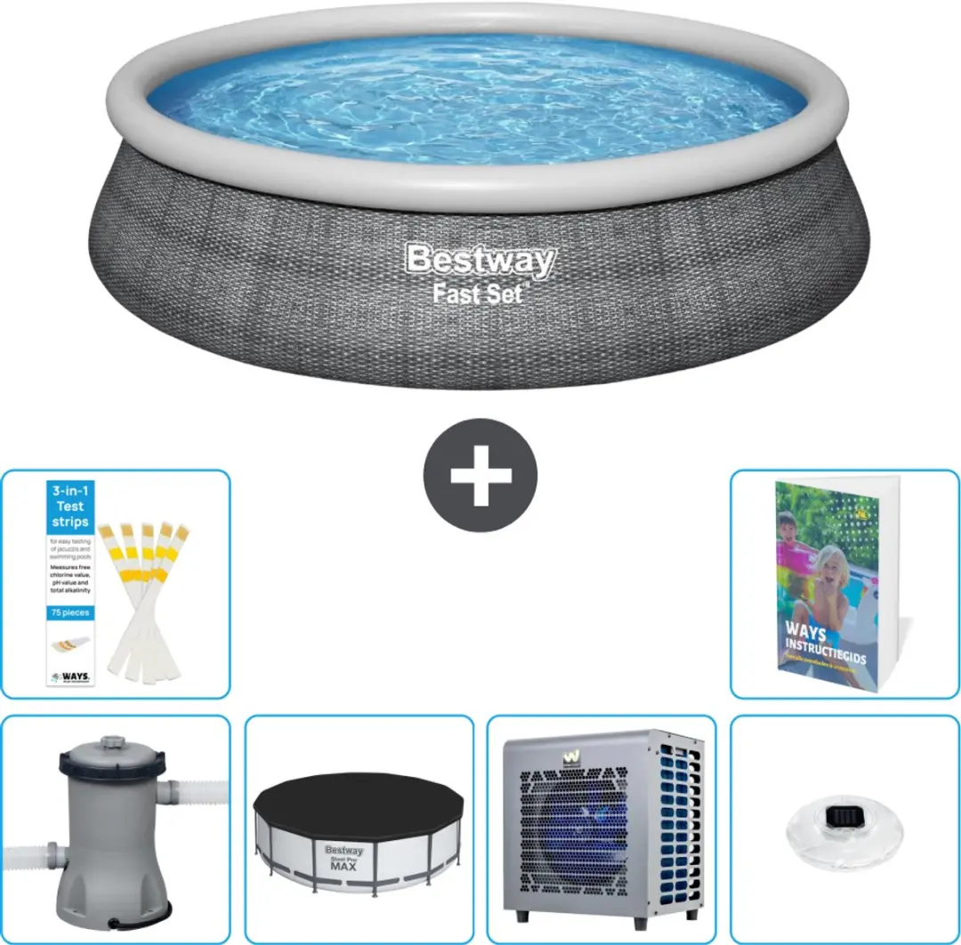 Bestway Rond Zwembad Fast Set 457cm