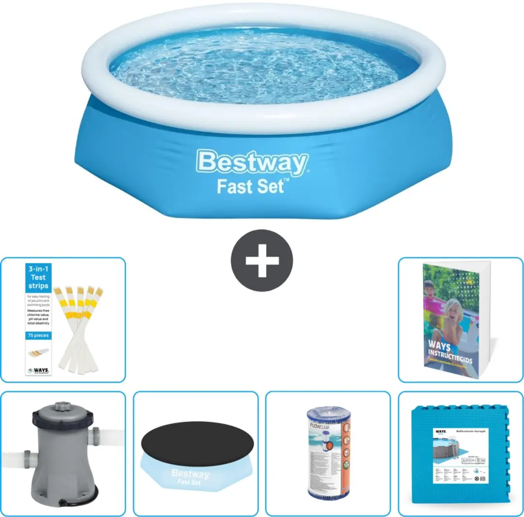 Bestway Fast Set Rond Zwembad 244cm