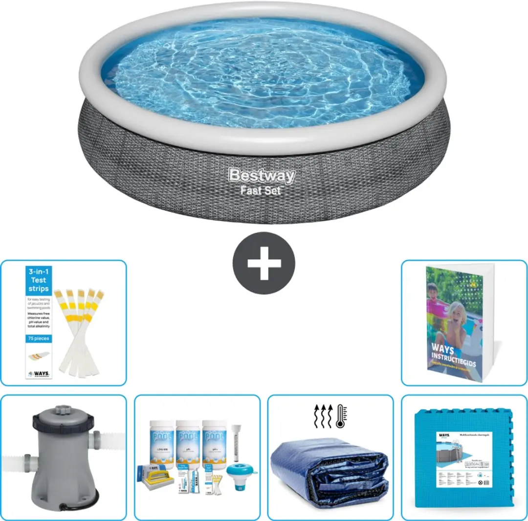 Bestway Fast Set Zwembad 366cm