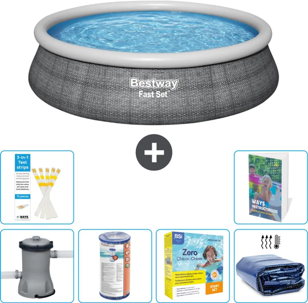 Bestway Fast Set Zwembad 457cm