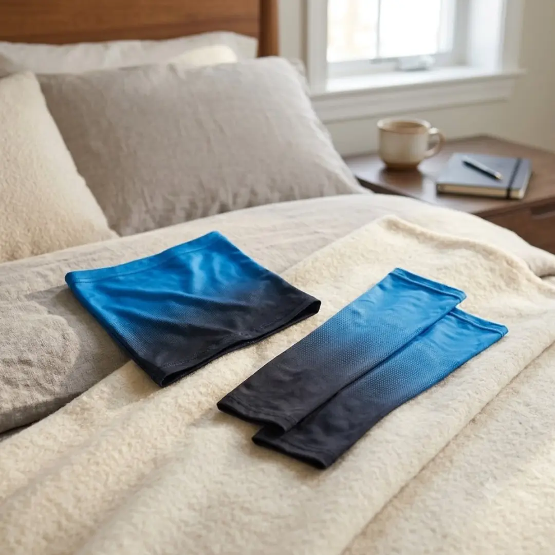 NuveX Donkerblauw Armcovers 3-delig - One Size