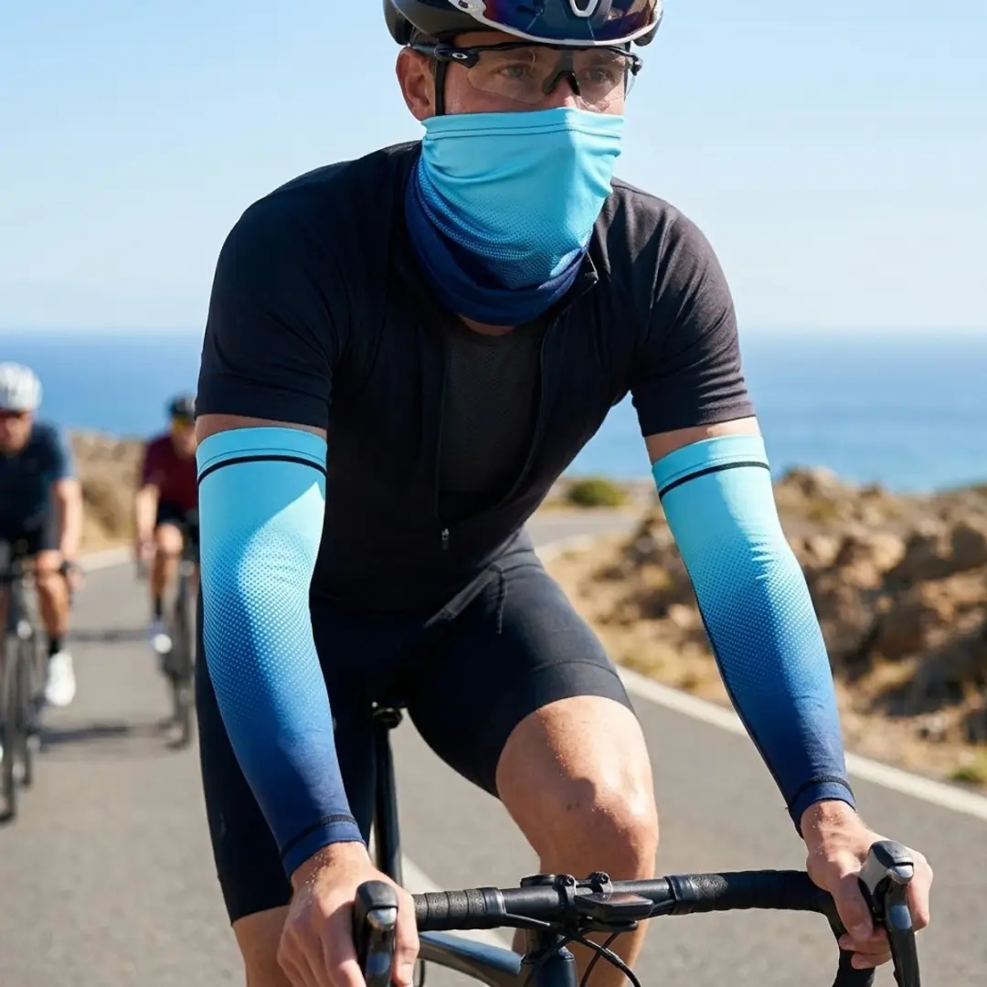 NuveX Donkerblauw Armcovers 3-delig - One Size