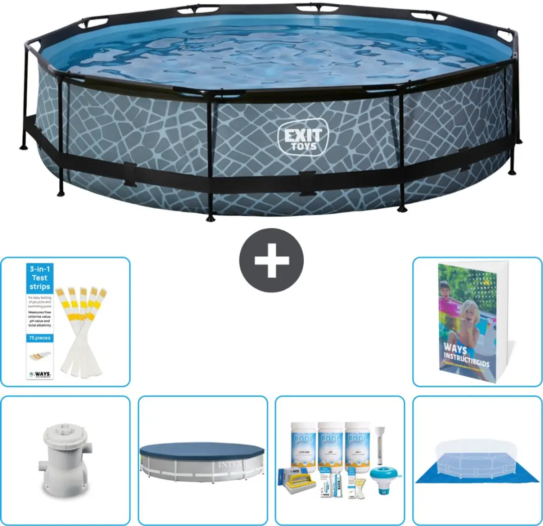 EXIT Toys Rond Zwembad 360x76cm