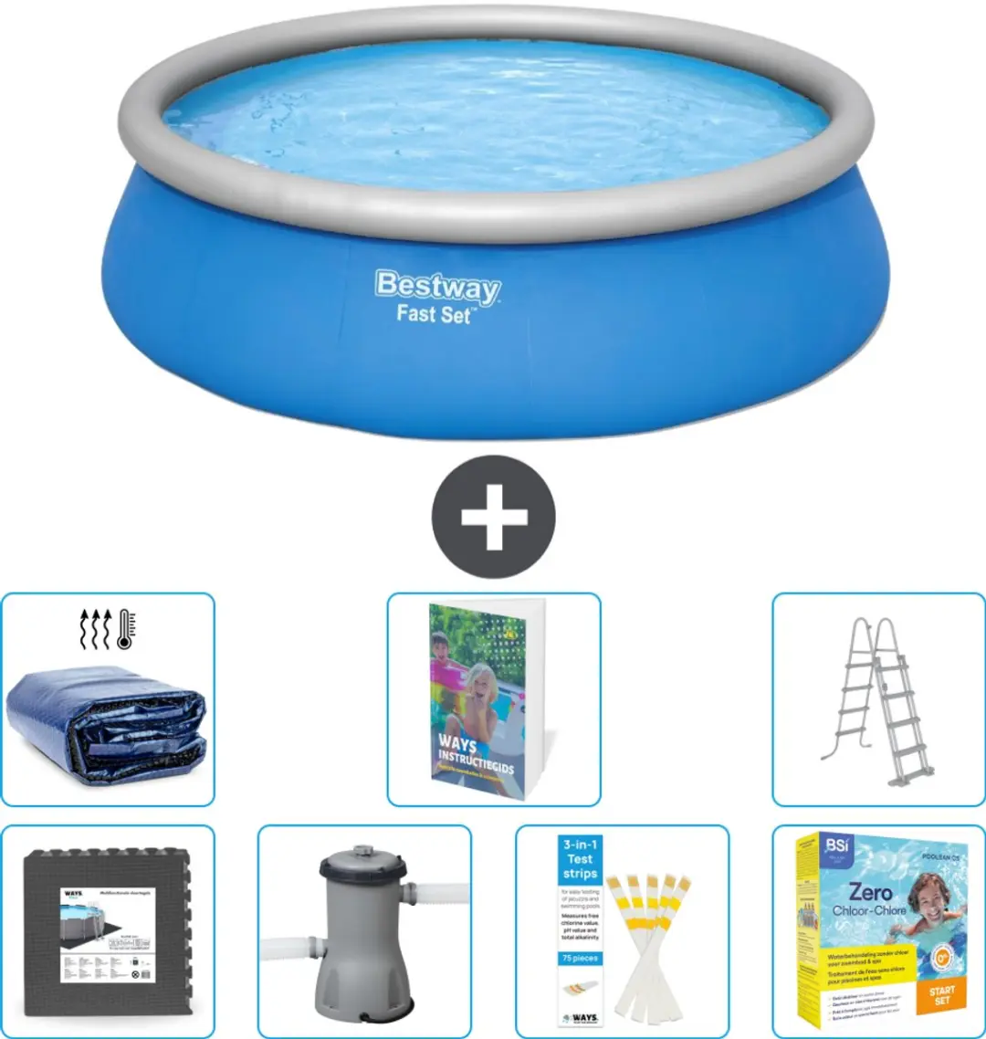 Bestway Fast Set Zwembad 457x122cm