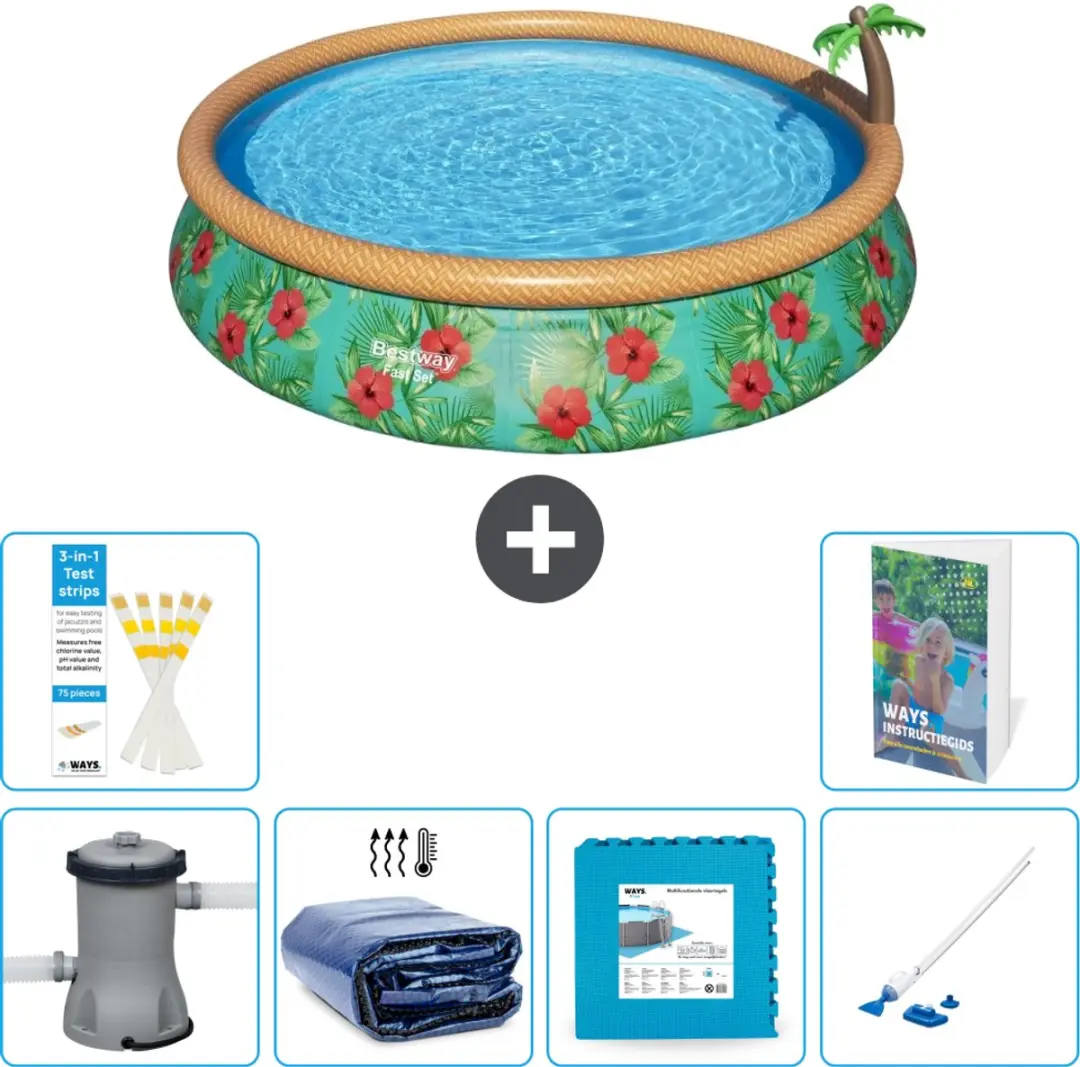 Bestway Paradijsprint Zwembad 457cm
