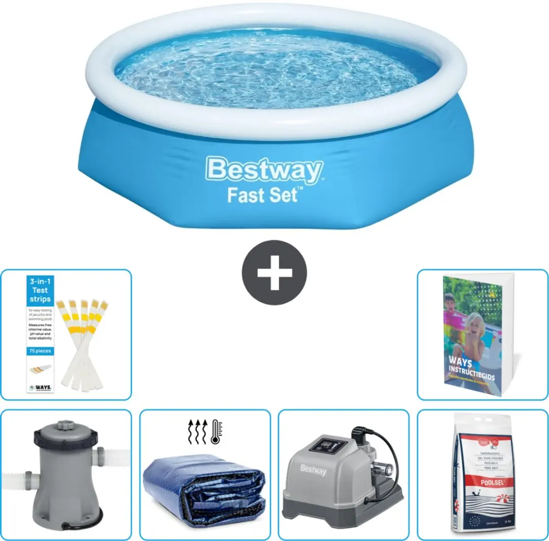 Bestway Fast Set Rond Zwembad 244cm