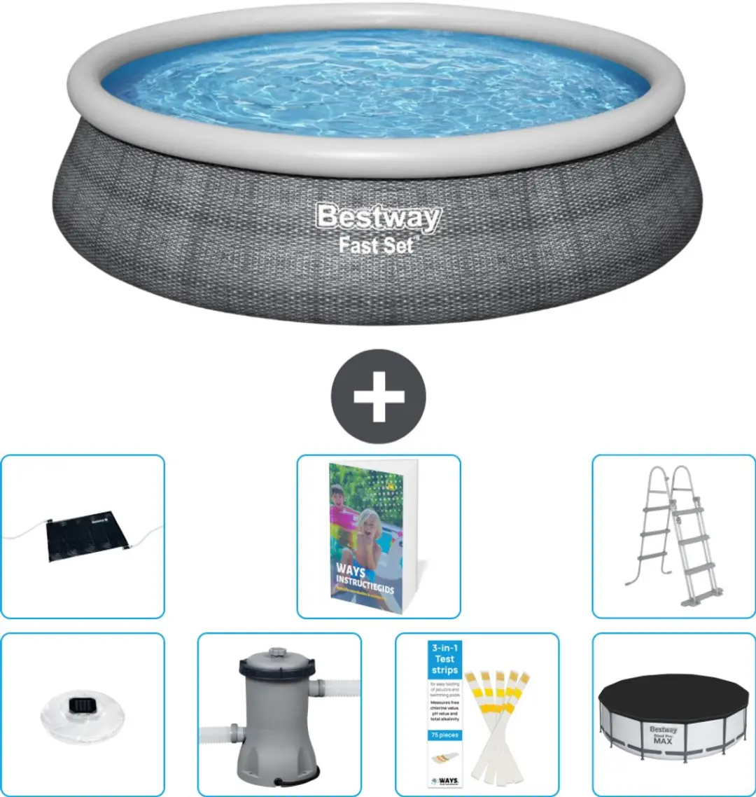 Bestway Fast Set Zwembad 457cm