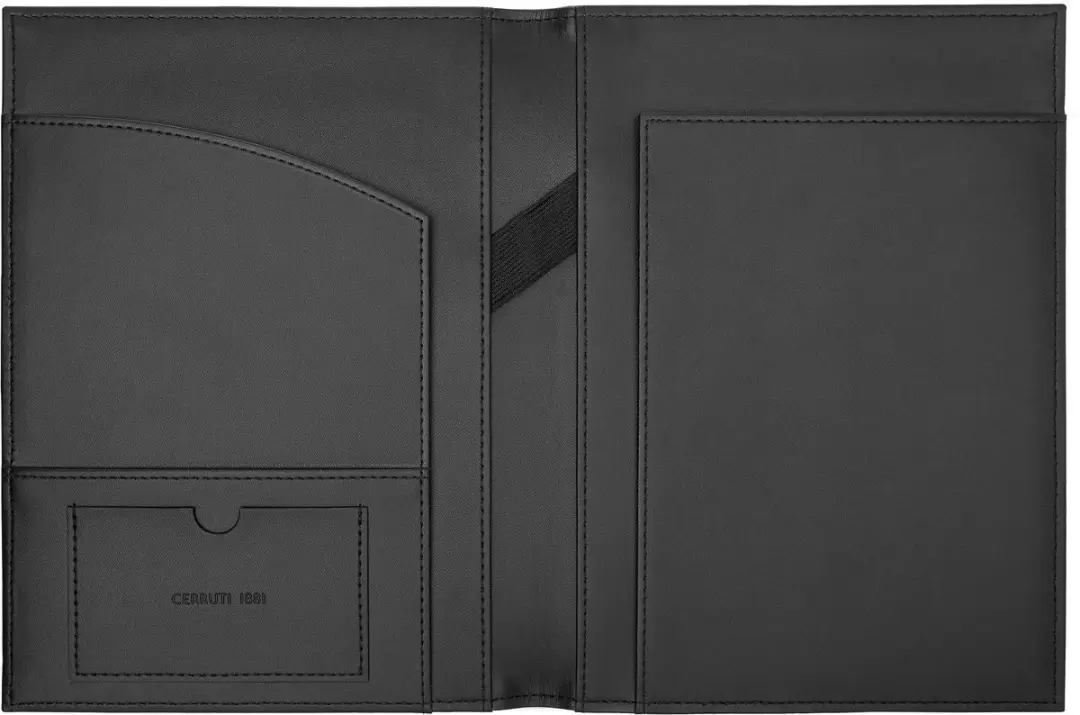 Nino Cerruti Delano A5 Schrijfmap - Taupe & Black - afbeelding 6 van 6