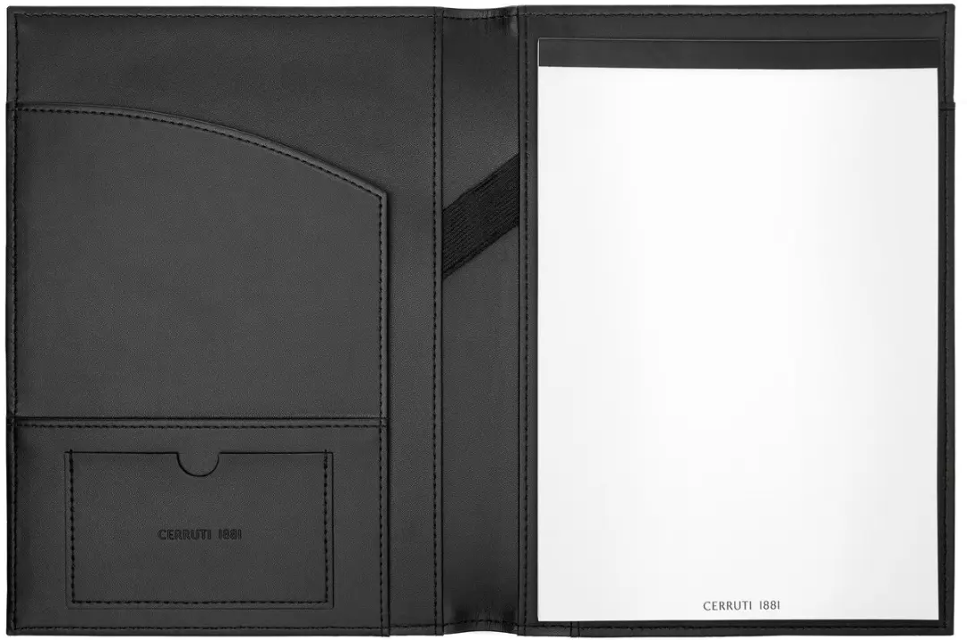 Nino Cerruti Delano A5 Schrijfmap - Taupe & Black