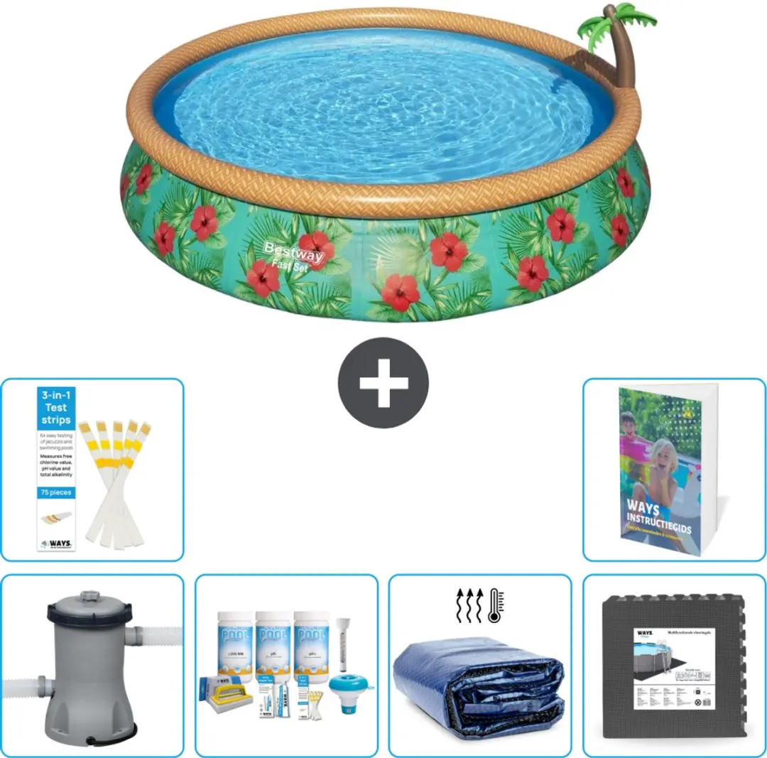 Bestway Paradijsprint Zwembad 457cm