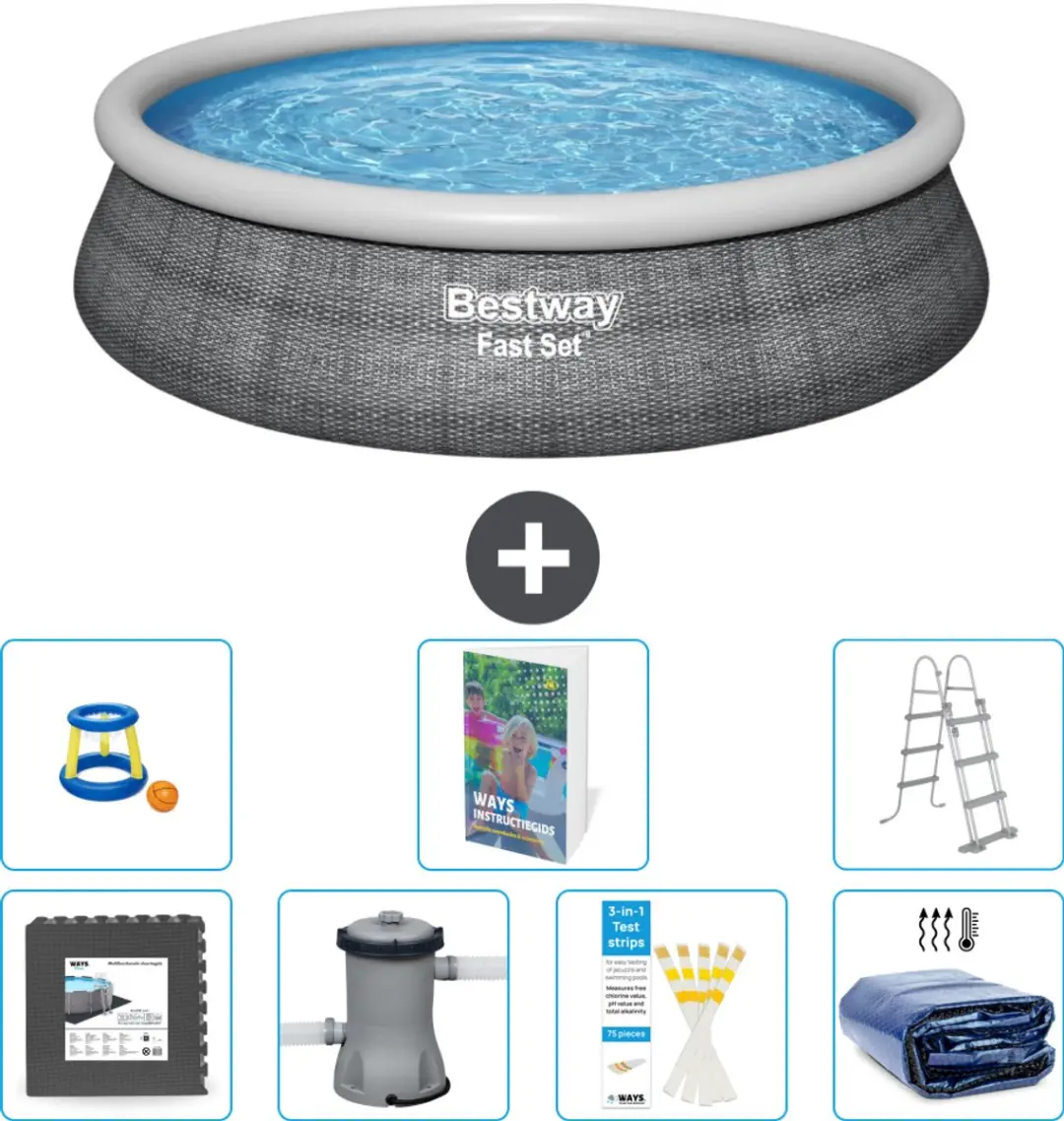 Bestway Fast Set Zwembad 457cm