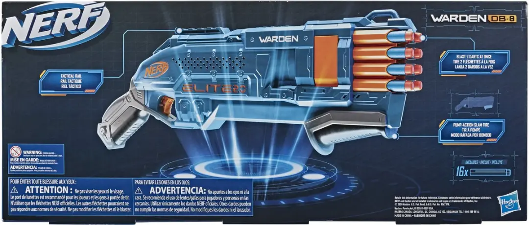 Nerf Elite 2.0 Warden DB-8 Blaster