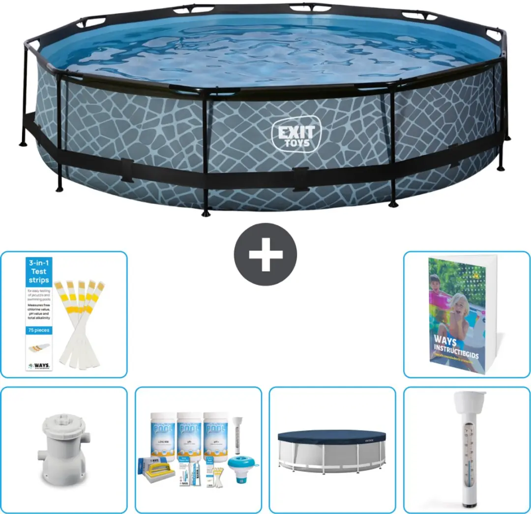 EXIT Toys Rond Zwembad 360x76cm