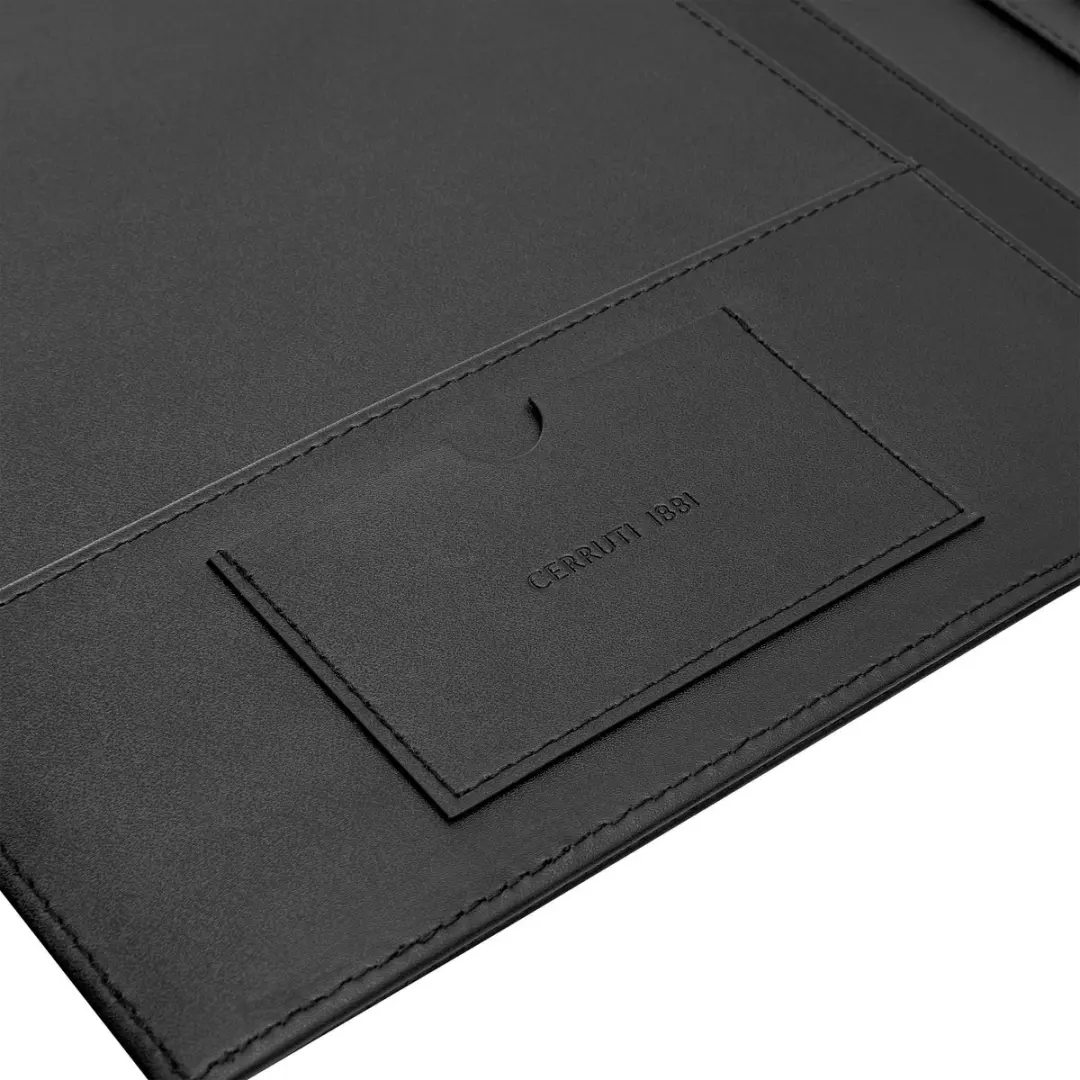 Nino Cerruti Delano A4 Schrijfmap - Taupe & Black