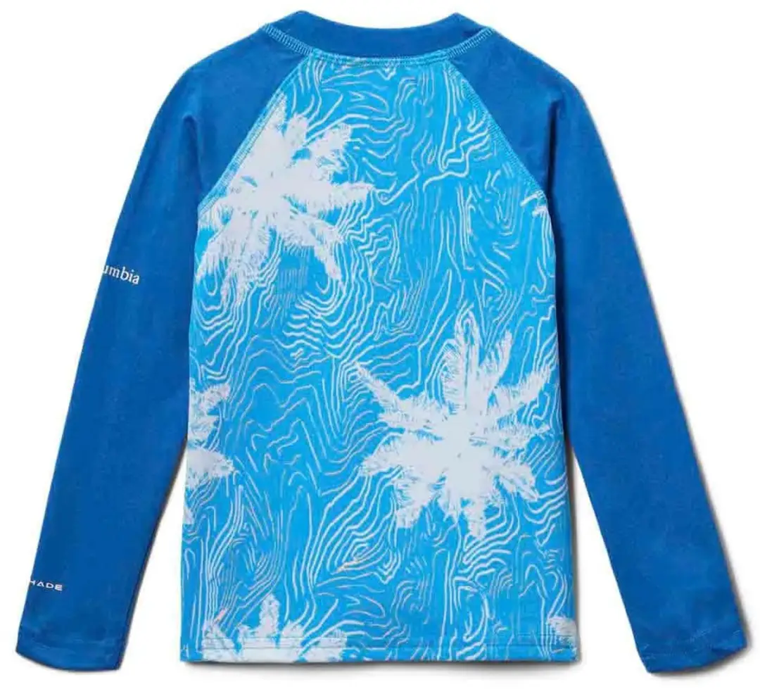 Columbia Sandy Shores T-shirt Lange Mouwen - Compass Blue 10-12j