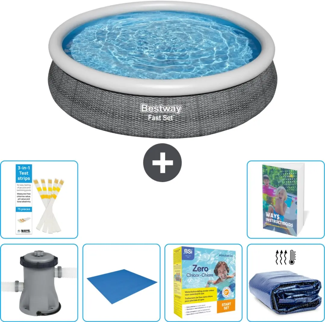 Bestway Fast Set Zwembad 366cm