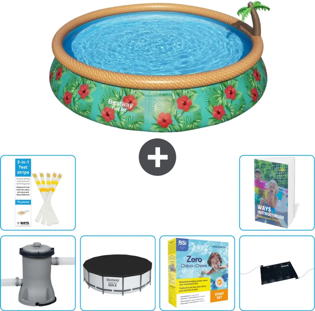 Bestway Paradijsprint Zwembad 457x84cm
