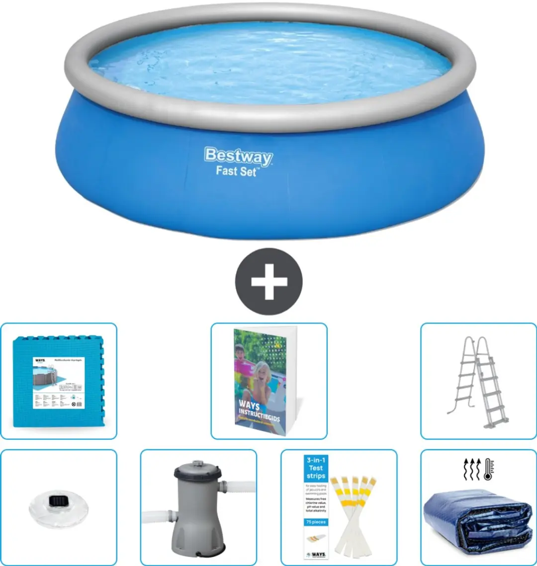 Bestway Fast Set Zwembad 457x122cm