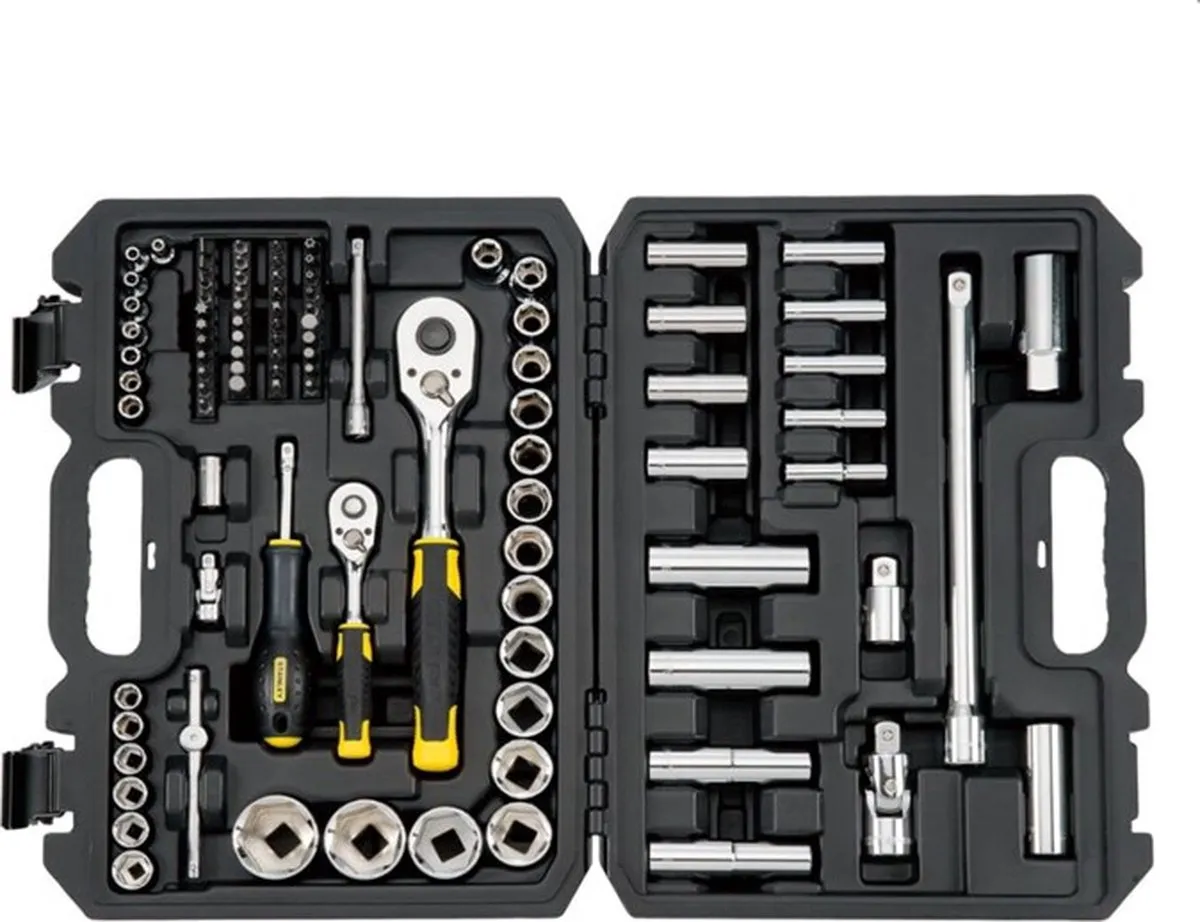 Stanley 96-delige Dopsleutelset STMT17379-1 - Zwart