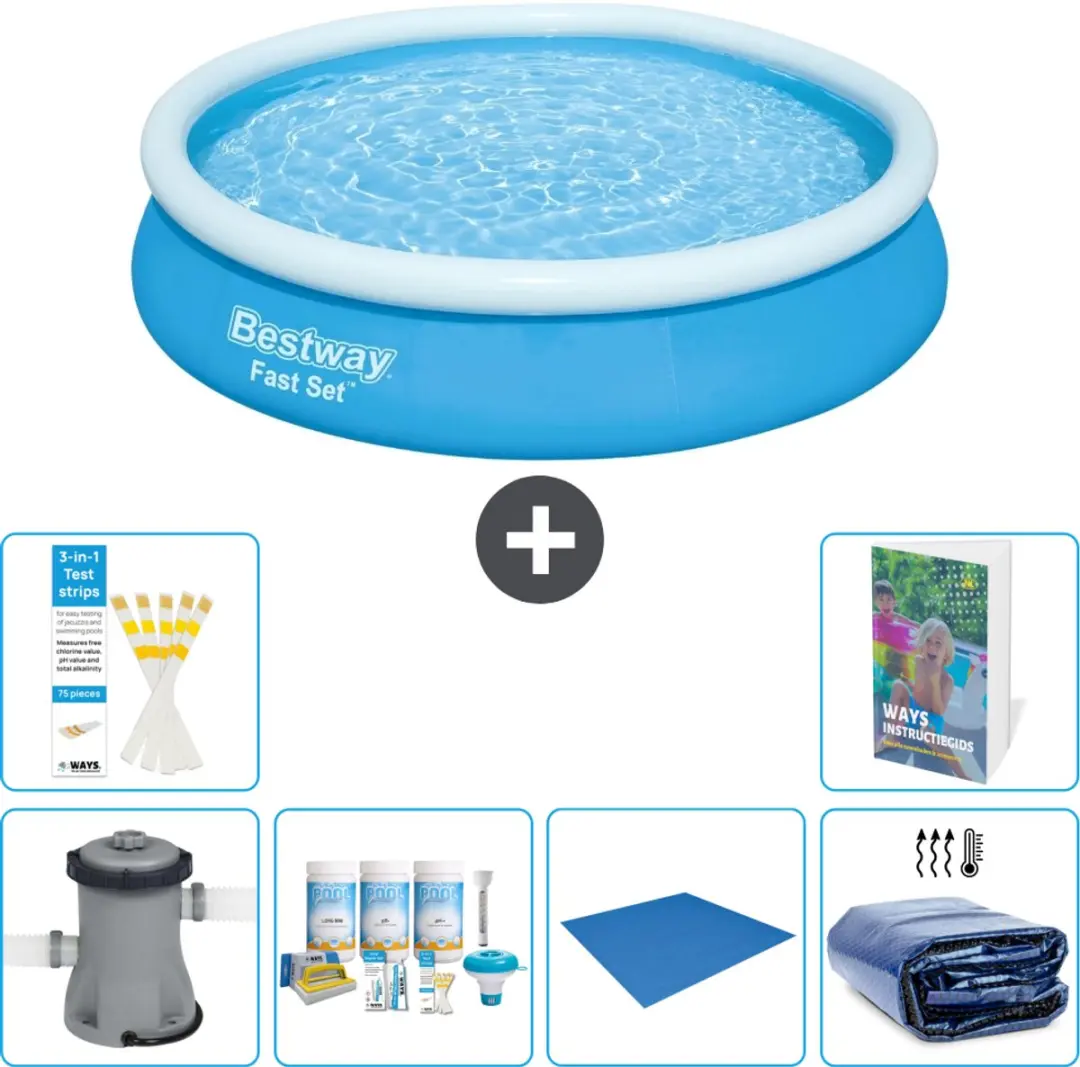Bestway Fast Set Zwembad 366x76cm