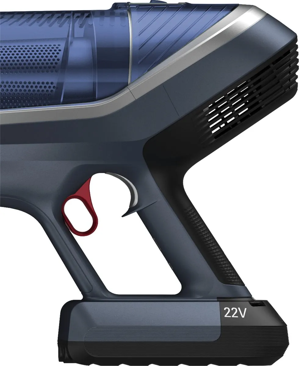 Rowenta X-Force RH9680WO Steelstofzuiger 185W - Blauw/Grijs
